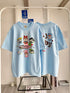 Cartoon Print Over-Size T-Shirts